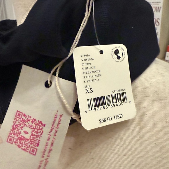 FREE PEOPLE | Maternity Black Sports Bra with Adjustable Straps XS NWT - Picture 8 of 8